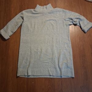 April Cornell Women's Gray Turtleneck Sweater